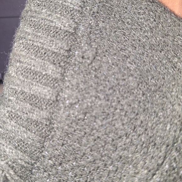 Torrid Olive Green Skull (Hearts) and Crossbones Sweater In A 2X With A Hood. - Picture 5 of 12